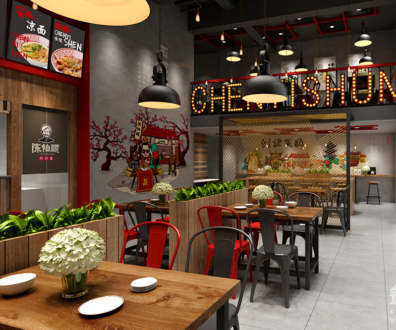 东莞连锁餐厅,空间设计,四川小吃,餐饮品牌,惠州餐饮策划